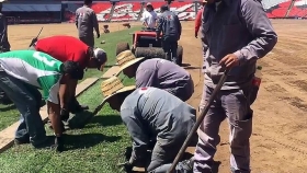 Se reemplazar&aacute; alfombra de c&eacute;sped h&iacute;brido a partir del Apertura 2018.