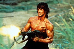 La primer pel&iacute;cula de la saga fue Rambo: Acorralado en 1982.