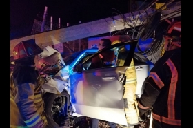 El exceso de velocidad provoc&oacute; el accidente  