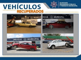 Recuperan en Puebla 8 veh&iacute;culos robados