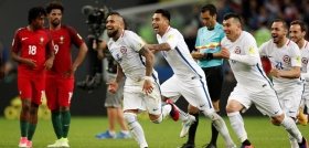 Bravo con Chile est&aacute; en la final de Confederaciones
