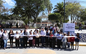 RMV realiz&oacute; inaugur&oacute; la rehabilitaci&oacute;n de la imagen urbana en la cabecera municipal