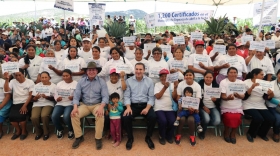 El Ejecutivo estuvo en Tepeaca para inaugurar la planta de tratamiento de aguas residuales de San Lorenzo La Joya de Rodr&iacute;guez