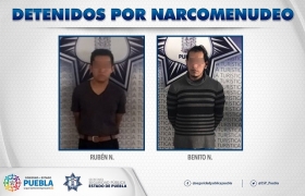 La detenci&oacute;n se registr&oacute; en la capital poblana 