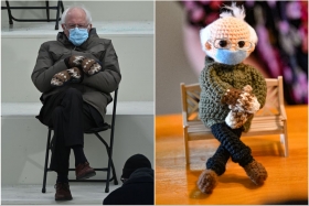 Mu&ntilde;eco inspirado en Bernie Sanders recauda m&aacute;s de $40,000 para ONG