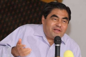 Miguel Barbosa dijo que la visita de L&oacute;pez Obrador ser&aacute; para respaldar a los candidatos locales 