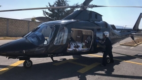 El servicio de ambulancia a&eacute;rea se brind&oacute; en los municipios de Libres y Tecamachalco