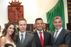  Asisti&oacute; al quinto Informe de Labores de su hom&oacute;logo de Chiapas 