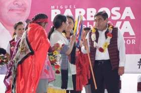 Durante un evento en Atlixco, Barbosa Huerta pidi&oacute; confiar en que su proyecto de gobierno