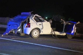 Los 3 sujetos que viajaban a bordo del coche murieron de manera instant&aacute;nea