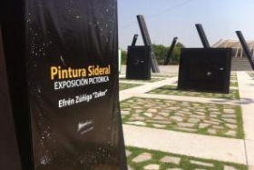 Recorra la exposici&oacute;n Pintura Sideral en la Laguna de Chapulco