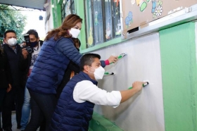 Eduardo Rivera P&eacute;rez arranca el programa "Mi escuela, Mi ciudad"