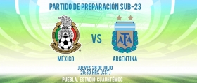 TRI Sub-23 se despedir&aacute; en Puebla