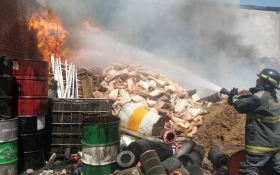 Tras una inspecci&oacute;n no se encontraron personas lesionadas lesionadas  por las llamas
