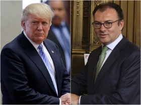 Muro &ldquo;ser&aacute; pagado finalmente por M&eacute;xico&rdquo;: Trump; Videgaray lo rechaza