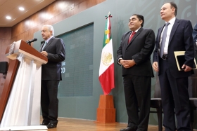 Agradeci&oacute; al gobernador Miguel Barbosa Huerta su compromiso para iniciar este proyecto