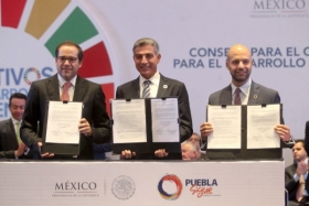 Reconoci&oacute; la labor que se realiza en Puebla para mejorar la calidad de vida de los habitantes