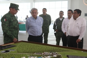 La SEDENA edifica la obra en el predio &ldquo;La C&eacute;lula&rdquo;, que tiene una extensi&oacute;n de 600 hect&aacute;reas.