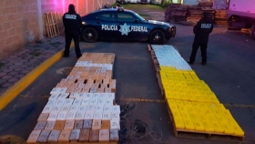 La mercanc&iacute;a estaba incrustada en las paredes de la caja refrigerada del veh&iacute;culo