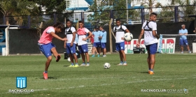 Racing practic&oacute; con esa din&aacute;mica cargada de intensidad hoy por la ma&ntilde;ana.