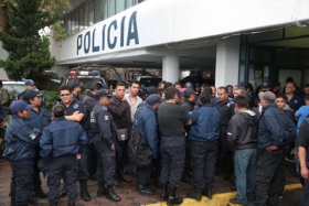 Polic&iacute;as Estatales de Puebla  demandan corrupci&oacute;n