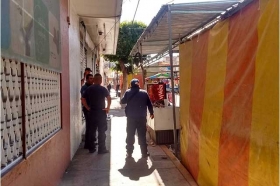 Polic&iacute;as municipales y ministeriales arribaron al lugar pero no lograron detener a nadie