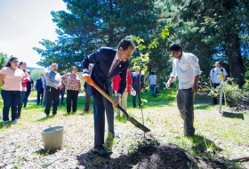 Rector BUAP, planta un &aacute;rbol
